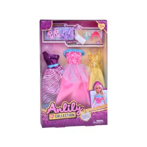 Súprava obliekania pre bábätká – oblečenie + šperky + doplnky ZA5413 135906328 - Šaty pre bábiku Toy