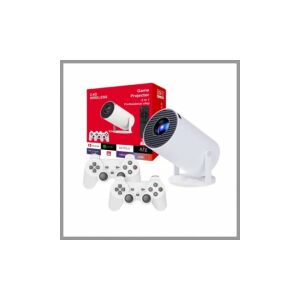 Mini Smart 4K Game Projektor kontrollerekkel és távirányítóval, hordozható projektor játékhoz és filmnézéshez - Projektor