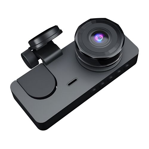 Velixo® cameră auto triplă, 1080p Full HD, unghi de vizualizare de 170°, ecran HD de 2", vizibilitate nocturnă, detectare mișcare, unghi larg de vizualizare, înregistrare în buclă, senzor G