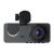 Velixo® cameră auto triplă, vedere din față, 1080p Full HD, unghi de vizualizare de 170°, ecran HD de 2", vizibilitate nocturnă, detectare mișcare, unghi larg de vizualizare, înregistrare în buclă, senzor G