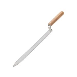 Fa nyelű rozsdamentes acél fedelezőkés 39 cm 129912419