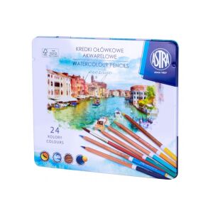 Kredki akwarelowe Prestige 24 kolory ASTRA 129912802 - Astra