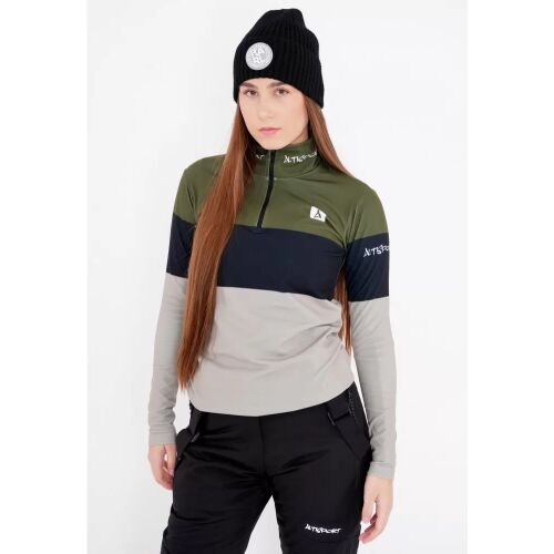 Női funkcionális Thermo pulóver prémium ALTISPORT VOJ/ALW051TER03 KHAKI méret: L