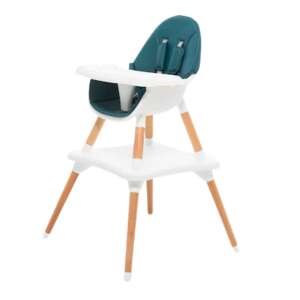 My First Baby 2v1 konvertibilná vysoká stolička #türkiz-white