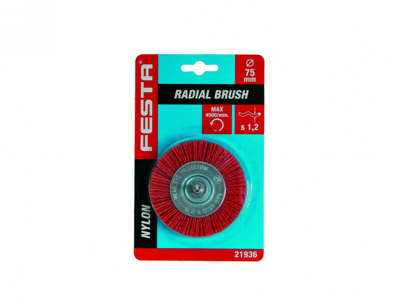 Festa körkefe csapos nylon 75mm