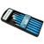 Högert 6-piece chisel and punch set in plastic case, angled view