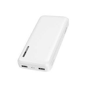 Logilink 20000 mAh Power Bank, fehér, 2 USB-A és 1 USB-C porttal - Logilink