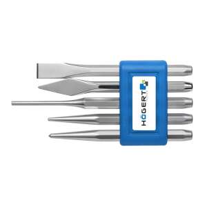 Högert 5-piece chisel and punch set - Chisel