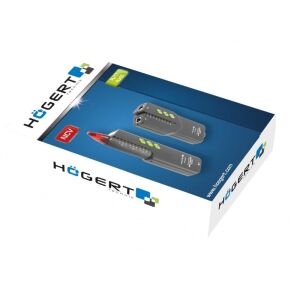 Detector cabluri internet/telefonice, Hogert, cablu RJ45 / RJ11, 18 cm 136050456 - Hogert