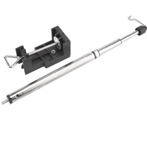 Suport telescopic Extol pentru freză mini, înălțime 25-54 cm, lățime clema 64 mm - Suporturi pentru scule