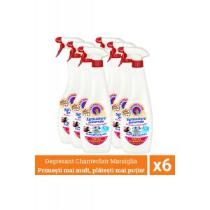 Akciové balenie 6 x Chanteclair univerzálny odmasťovač Marsiglia, sprej, 600 ml 129937388 - Rozpúšťač mastnoty