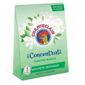 Set Saculeti Parfumati Chanteclair Muschio Bianco, 3 x 12 g, pentru dulap, sifonier 129937454 - Pernă de parfum