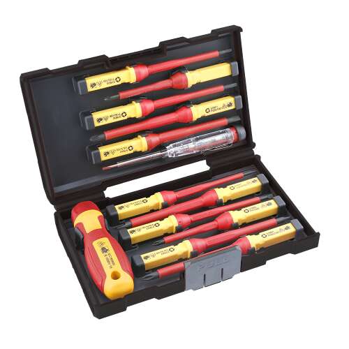 Högert 13-piece insulated screwdriver set, 1000V rated