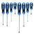 Högert screwdriver set, 8 piece, various sizes and types