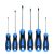 Högert screwdriver set, 6-piece, Phillips and slotted screwdrivers