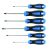 Högert screwdriver set, 6-piece, assortment of Phillips and slotted