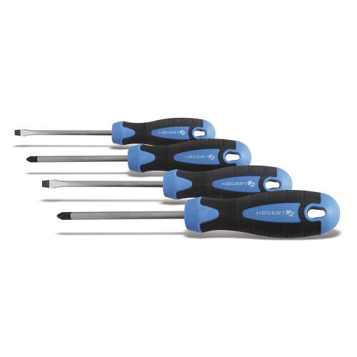 Högert 4-piece screwdriver set with ergonomic handles