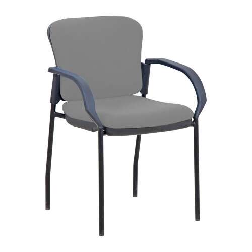 bluering® Bond grey office chair with armrests