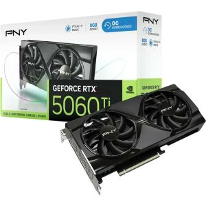 PNY GeForce RTX 5060 Ti OC 8GB GDDR7 videokártya csomagolással - PNY