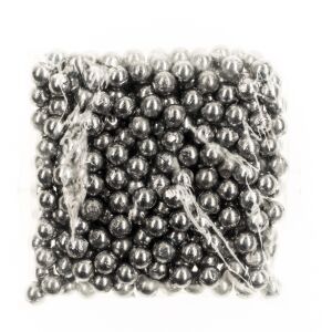 Set 100 Bile 6mm metal prastie, greutate 1.43 grame bila plumb 129955467 - Accesorii praștii