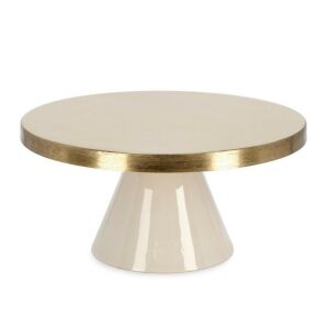 Bizzotto Velma Dekoratív Fém Tál - Bézs Arany