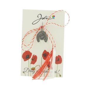 Martisor hagyományos lóhere patkóban