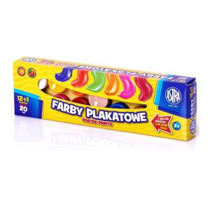 Temperafestékek tégelyben Astra 12+1x20ml, 301115005 129961160 - Tempera