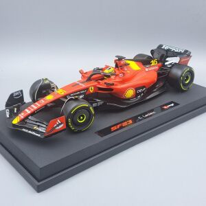 Bburago Ferrari SF-23 #16 Charles Leclerc 1:18 méretarányú modell autó - Bburago