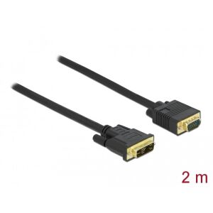 Delock Kábel DVI 12+5 csatlakozódugóval - VGA csatlakozódugóval 2 m 129967714 - DVI kábel