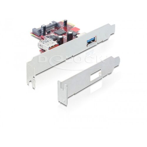 Delock PCI Express Card &gt; 1 x külső 1 x belső USB 3.0