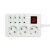 Prelungitor Logilink LPS210, Schuko x 3, Euro socket x 4, conectare prin Schuko tata, cablu 5 m, 16 A, protectie stropire cu apa, on / off, Alb 129968570