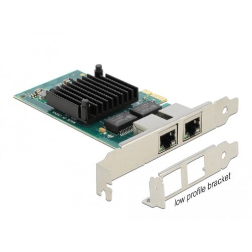 DELOCK Placă PCI Expr 2xRJ45 Gigabit LAN i350 129968574