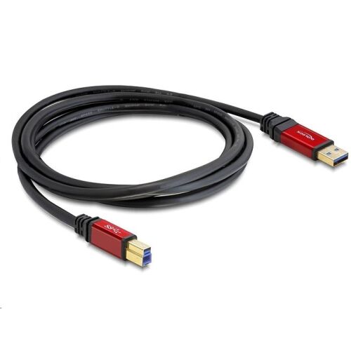 Delock USB 3.0-A > B apa / apa, 3 m prémium kábel 161980036 - Kábel