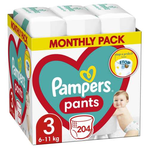 Pampers Pants Monatswindelpaket 6-11kg Midi 3 (204Stk)