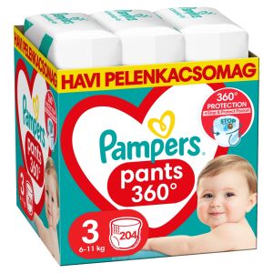 Pampers Pants mjesečni paket pelena 6-11kg Midi 3 (204 kom)
 122749038