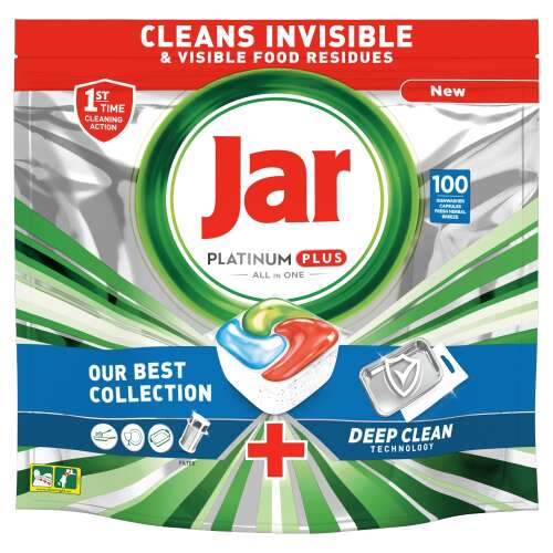 Borcan Platinum Plus Deep Clean Albastru Lichid de spălare pentru vase 100buc