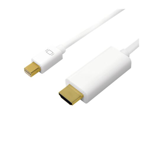 Кабел mini DisplayPort до HDMI,4K, 2m Бял 141220407