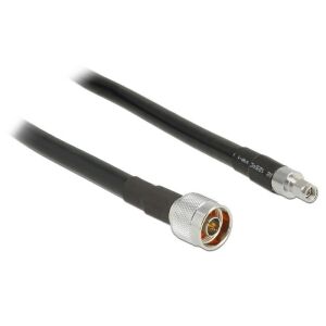 Delock Antennakábel N-dugó &gt; RP-SMA-dugó CFD400 LLC400, 5 m, alacsony veszteség 129973401 - Hődob