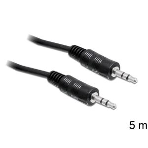 Delock kábel audio DC jack 3.5 mm apa / apa, 5 m
