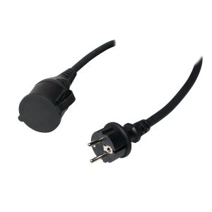 Logilink 5m Захранващ кабел CEE 7/7 към CEE 7/3, Черен, EU щепсел - Logilink