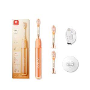 Oclean Ease Orange electric toothbrush with accessories and packaging - Oclean