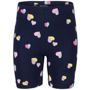 Blue Seven fete, leggings scurți bleumarin cu imprimeu inimioare, mărimea 5-6 ani - Modă și îmbrăcăminte