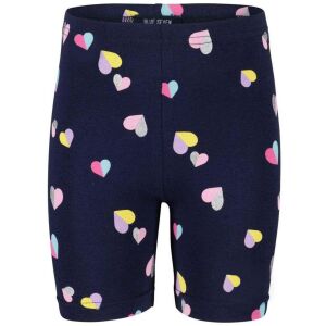 Blue Seven fete, leggings scurți bleumarin cu imprimeu inimioare, mărimea 8 ani - Modă și îmbrăcăminte