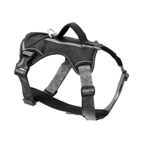 Szelki dla psa Navaris, z kieszeniami i elementami odblaskowymi, regulowane, rozmiar M, 56134.19.2