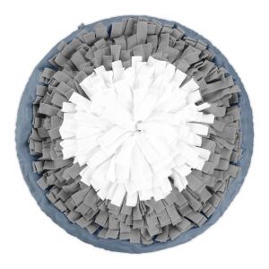 Navaris kutyáknak való szimatoló szőnyeg, kerek, mosható, szürke/kék, 55129.22