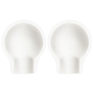 Navaris márvány kanáltartó, 2 db-os szett, csúszásmentes, fehér, 61947.01