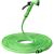 Wąż ogrodowy Navaris rozszerzalny, 15-30m, zielony, z dyszą rozpylającą