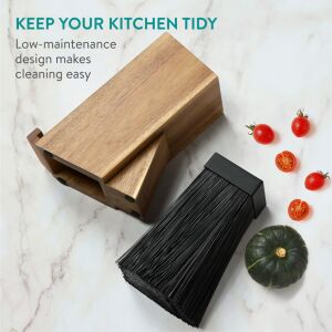 Navaris késtartó akácfából, telefontartóval, 25,5x19x11 cm, NAV000009YK004C