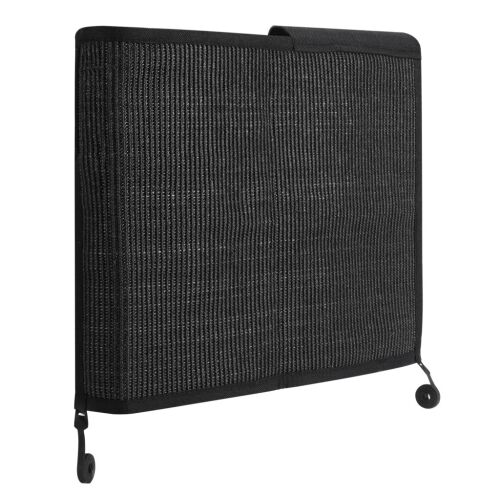 Navaris mata do drapania dla kotów do podłokietnika sofy, czarny sizal, lewa strona