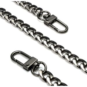 Hosszú fém pénztárcalánc, hossza 100 cm, szélessége 1 cm, tömör karabinerek 129991548 - Táska pánt